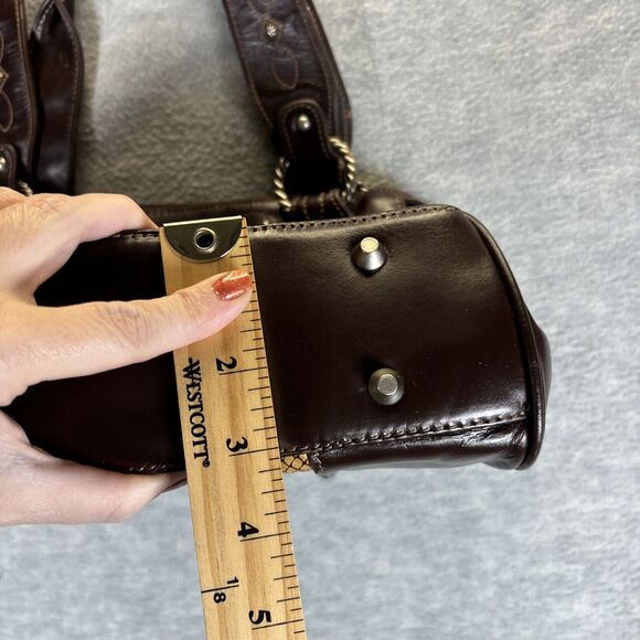 American West‎ Snakeskin Embossed Leather Purse Zip Magnetic Pocket Rare Limited - Picture 14 of 16